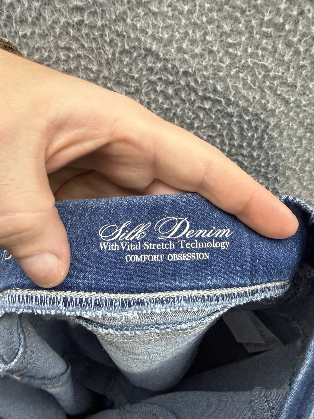 Natural Reflections Jeans Womens Large Blue Skinny Vital Stretch Technology