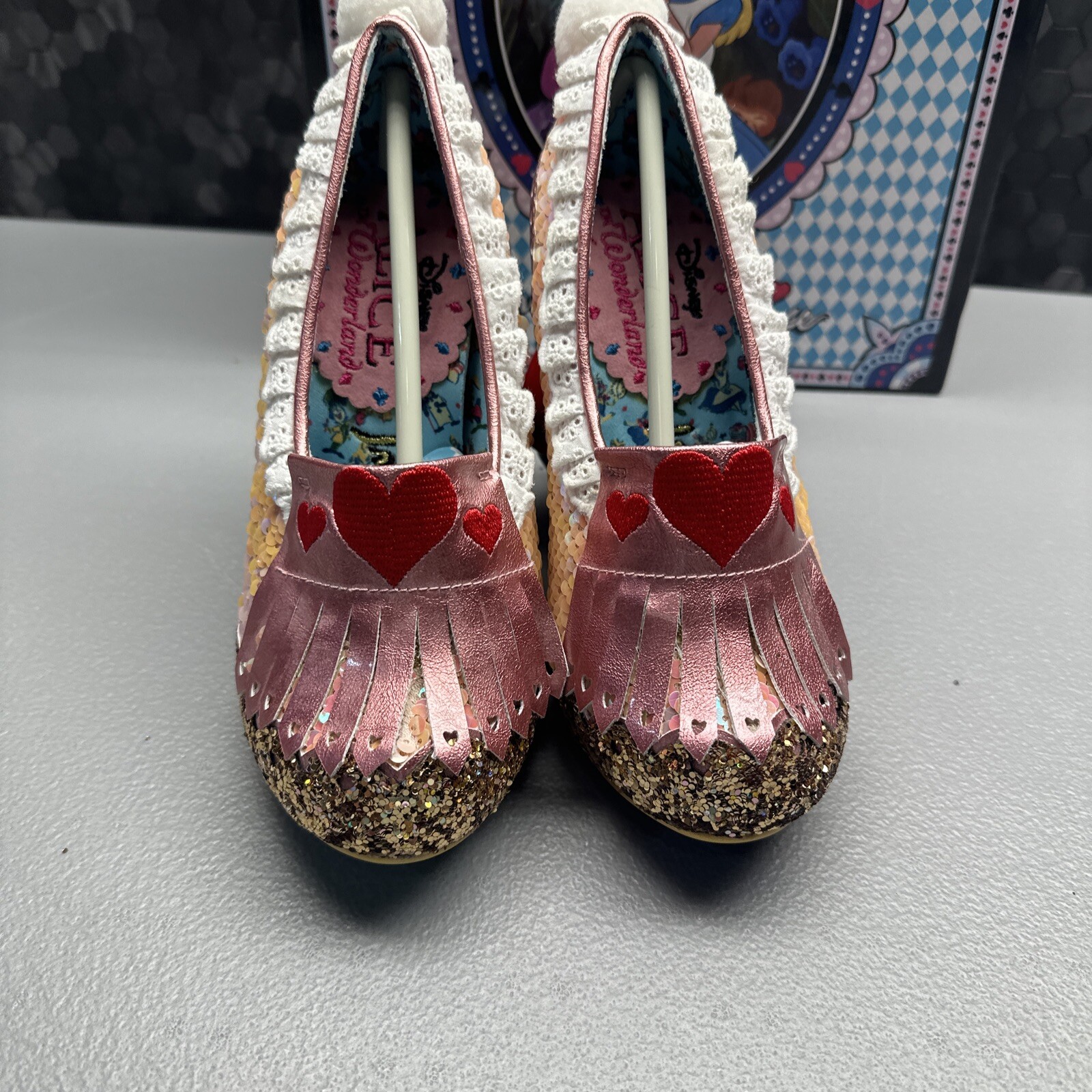 Alice In Wonderland Irregular Choice WHITE RABBIT SHOES NEW IN BOX SIZE 35