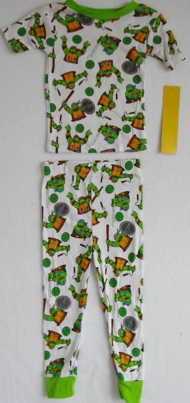 Teenage Mutant Ninja Turtles 4 Piece Cotton Sleepwear Set Size 4T NWT Retail $36