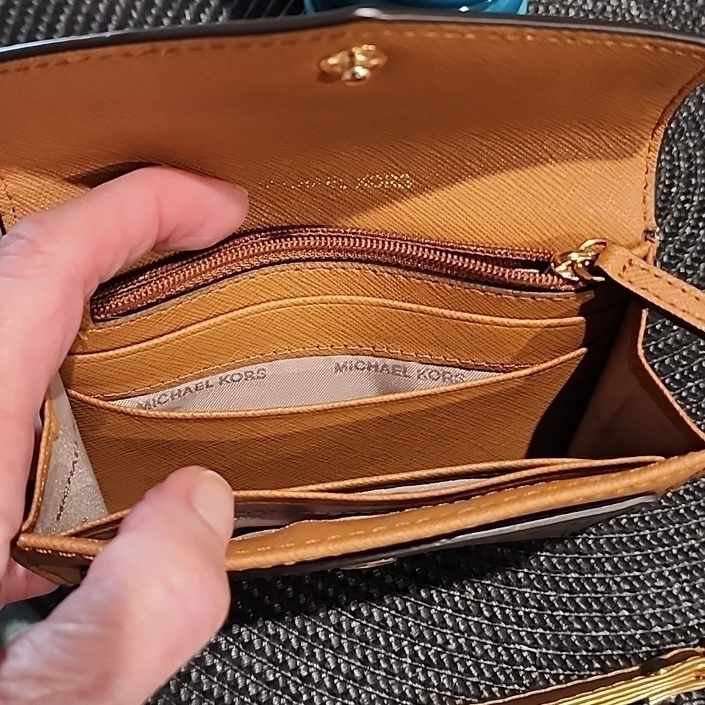 Michael Kors Honey Wheat Card Holder