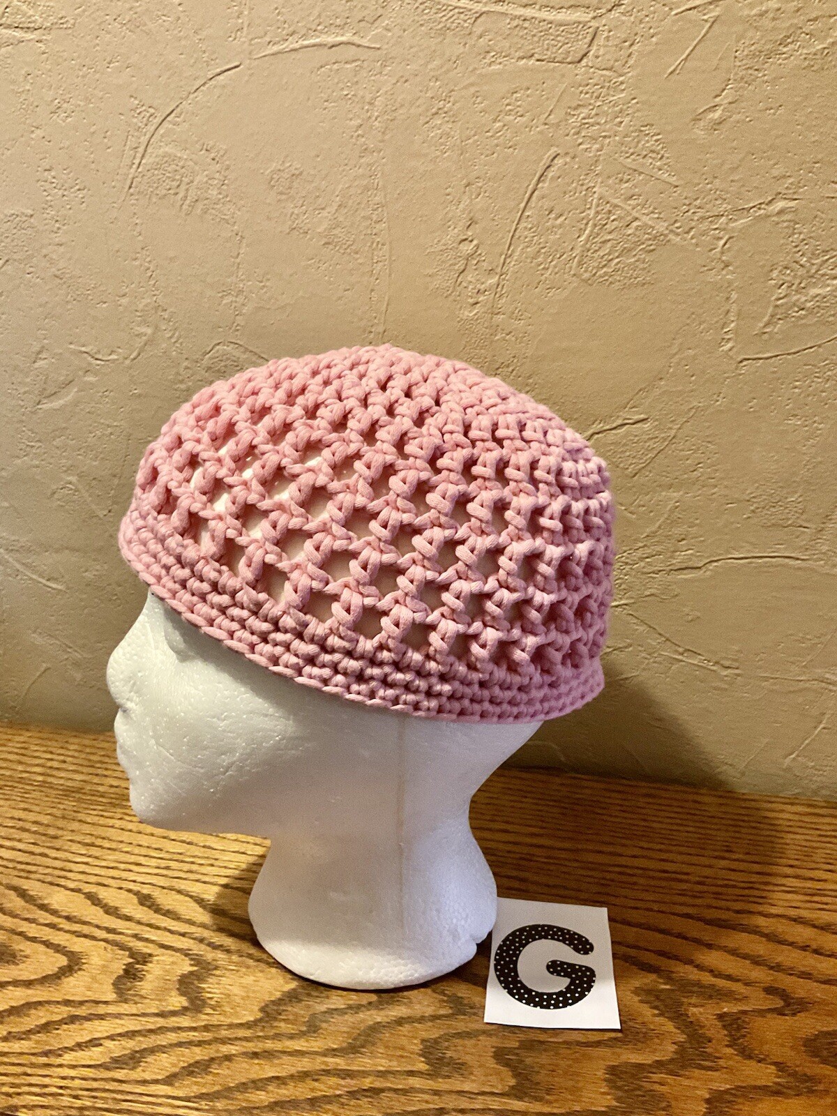 Adult Teens Unisex Summer Crochet Beanie Handmade USA Openwork Lightweight