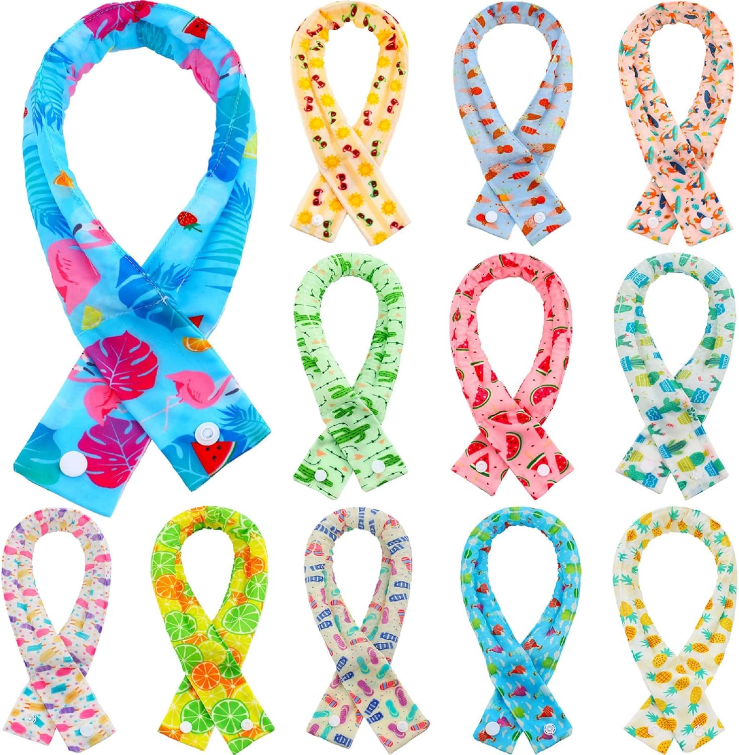 Cooling Neck Wraps Cooling Scarf Wrap Bandanas for Summer Women Men Walking Ridi