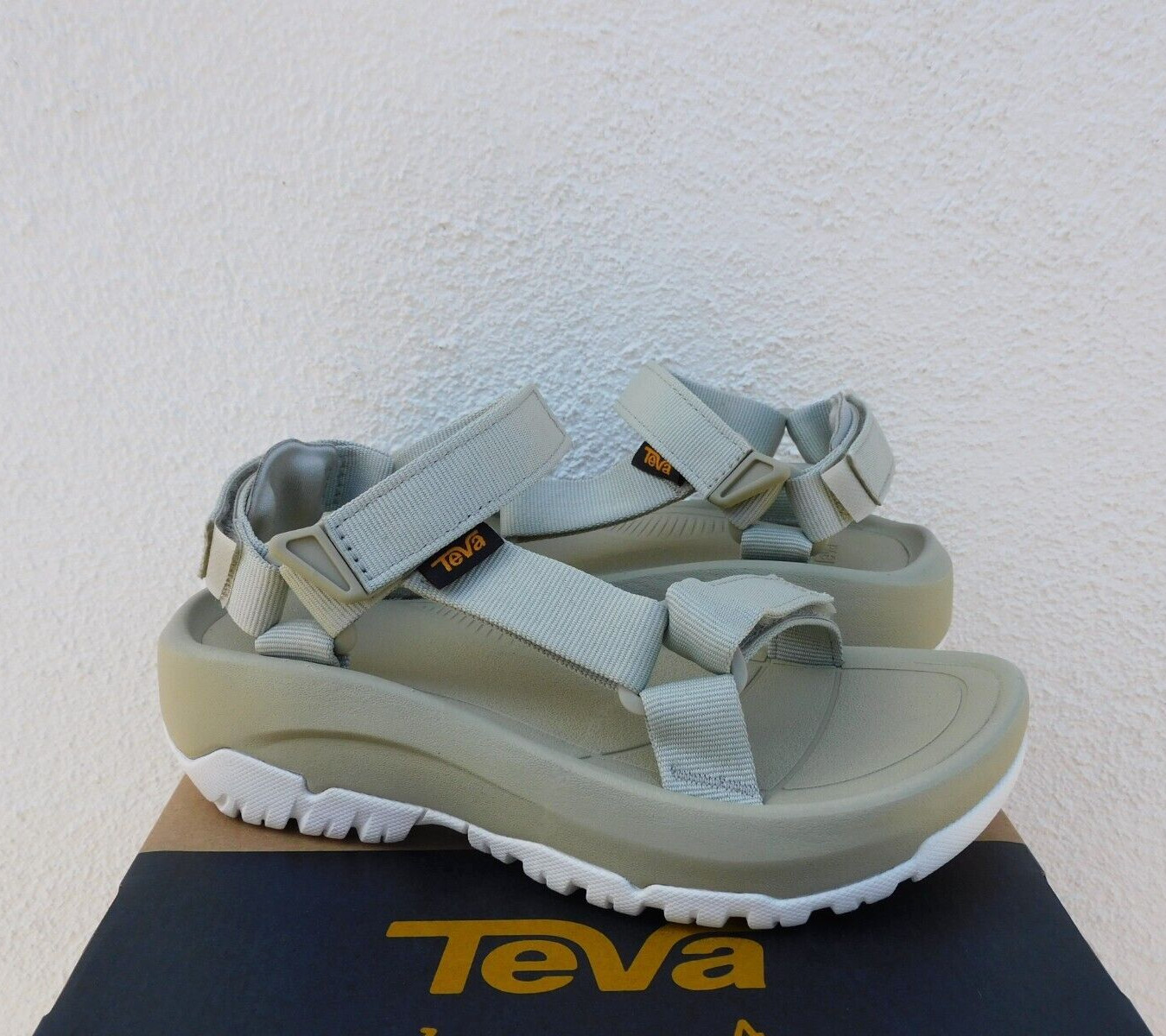 TEVA EUCALYPTUS HURRICANE XLT AMPSOLE PLATFORM SANDALS, WOMEN US 5/ EUR 36 ~NIB