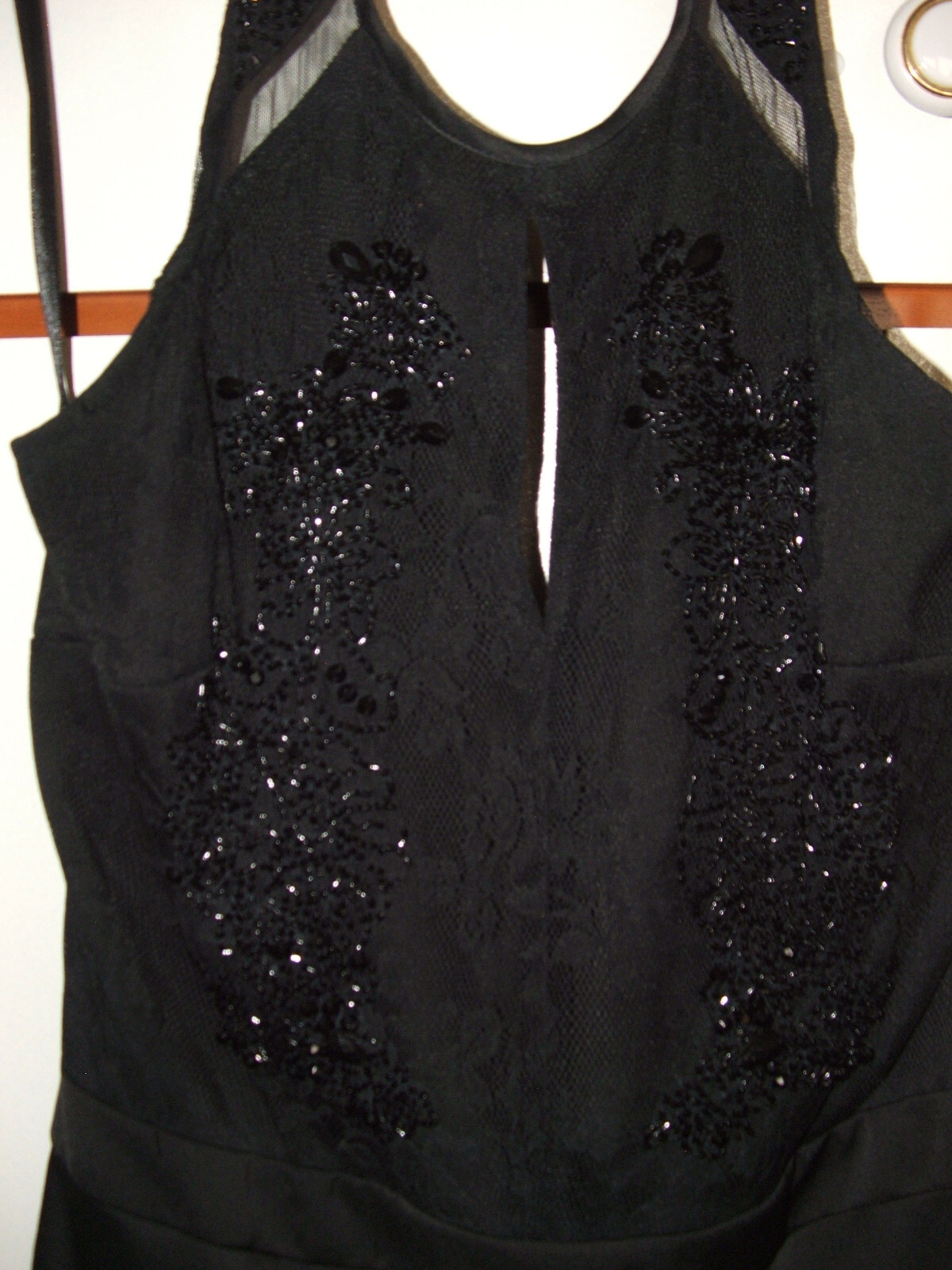 Next – Black Halter Maxi Long Evening Dress / Ball Gown – Women’s UK 8 NYE Party