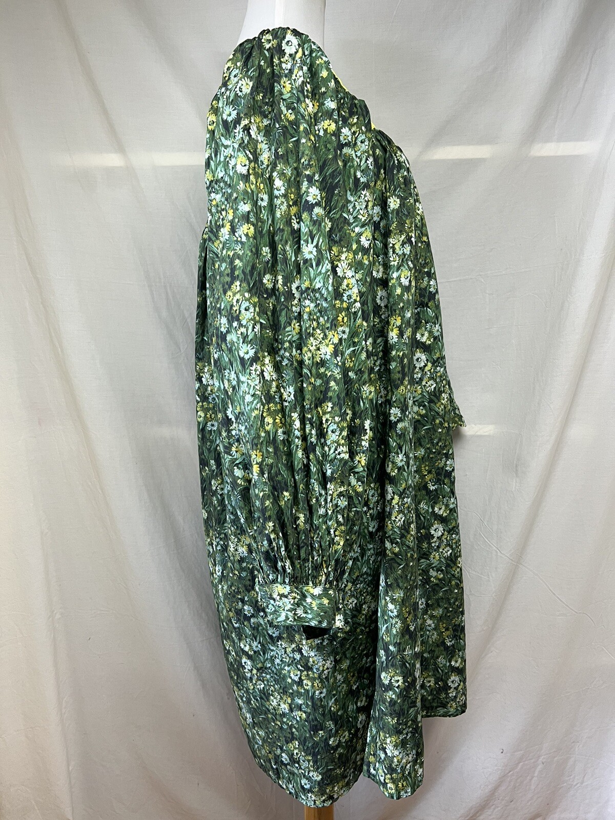 Batsheva x Laura Ashley Beaumaris Shift Dress Sz 0 Sherwood Forest Floral Green