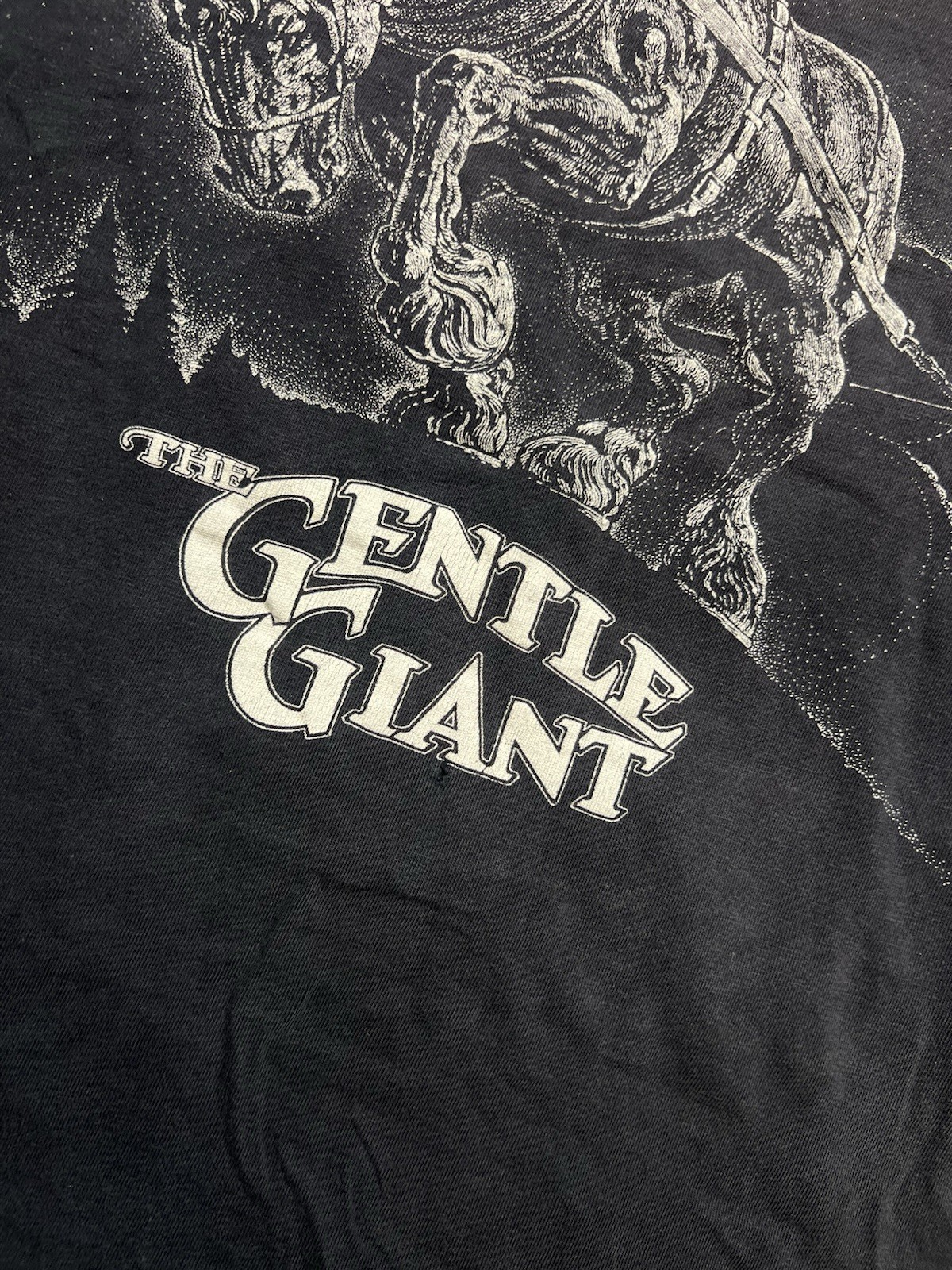 Clydesdale The Gentle Giant T-Shirt Men’s M Single Stitch USA Vintage 90s