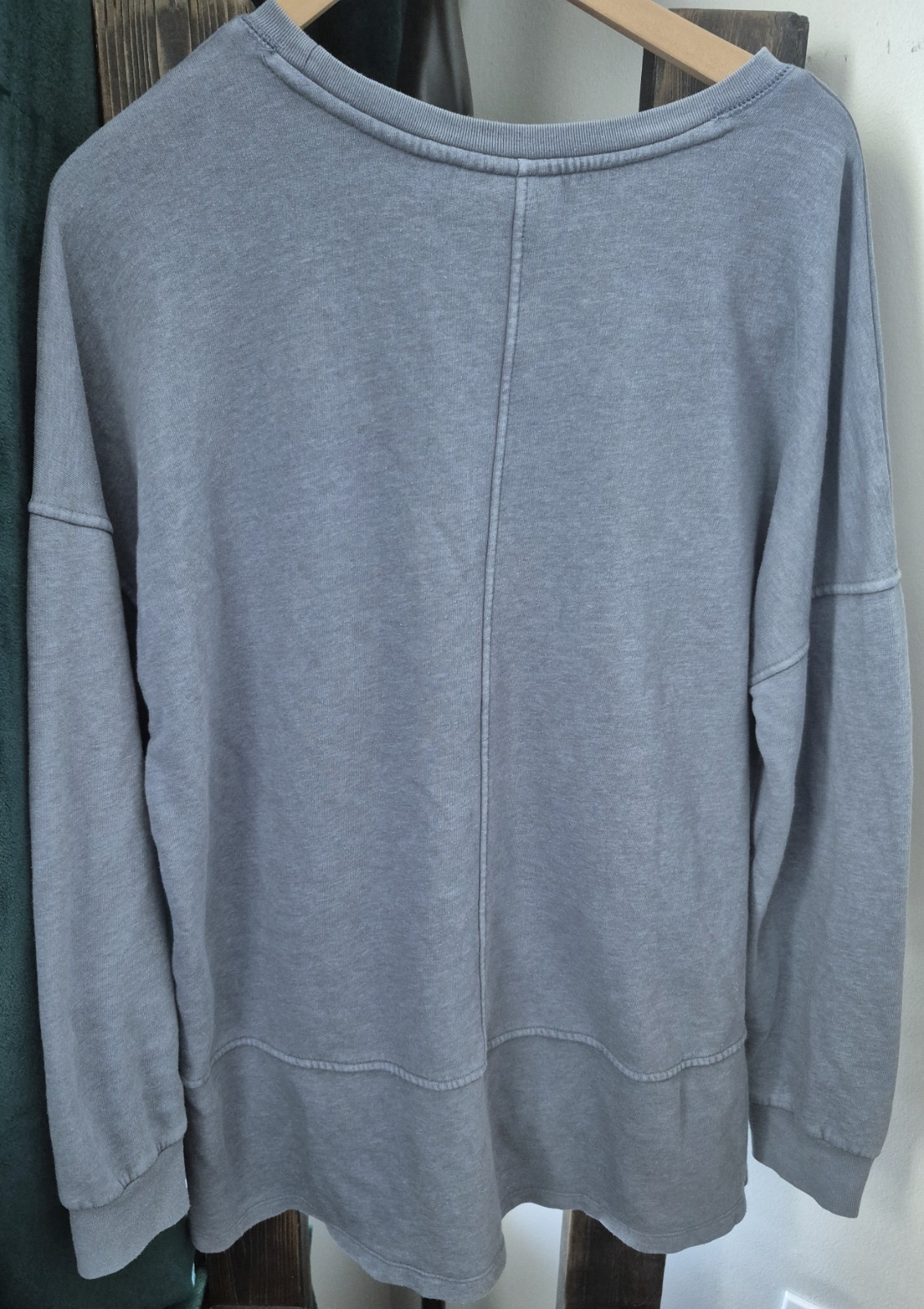 XXL Universal Thread Sweatshirt Vented Sides Dusty Blue Oversized Cozy Comfy