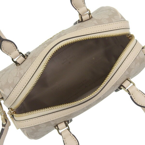 Kate Spade Outlet Spade Flower Duffle Crossbody Bag KG483-250 Dark Beige