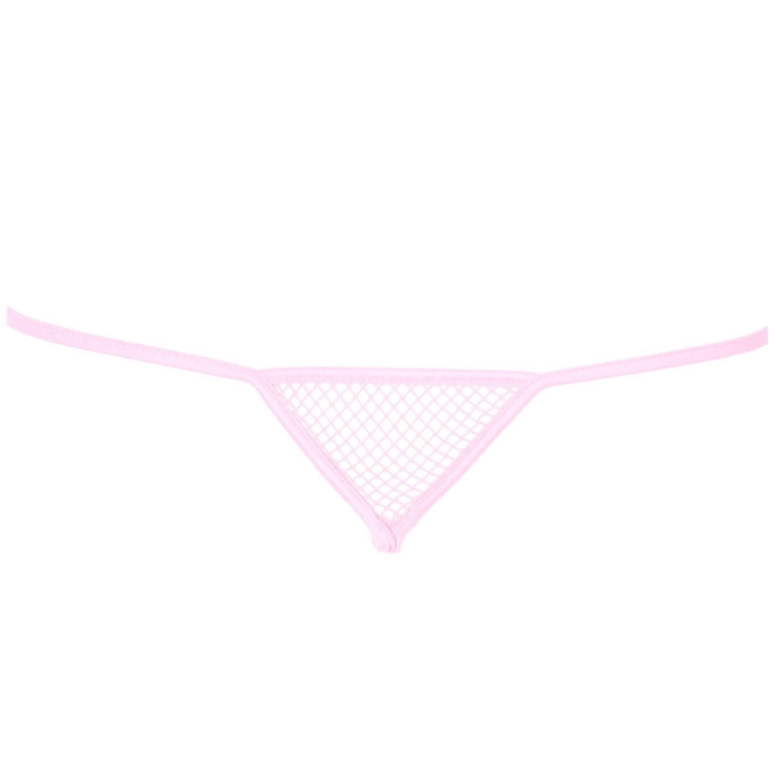 Lovefifi Micro Net G-String Thong Baby Pink One Size