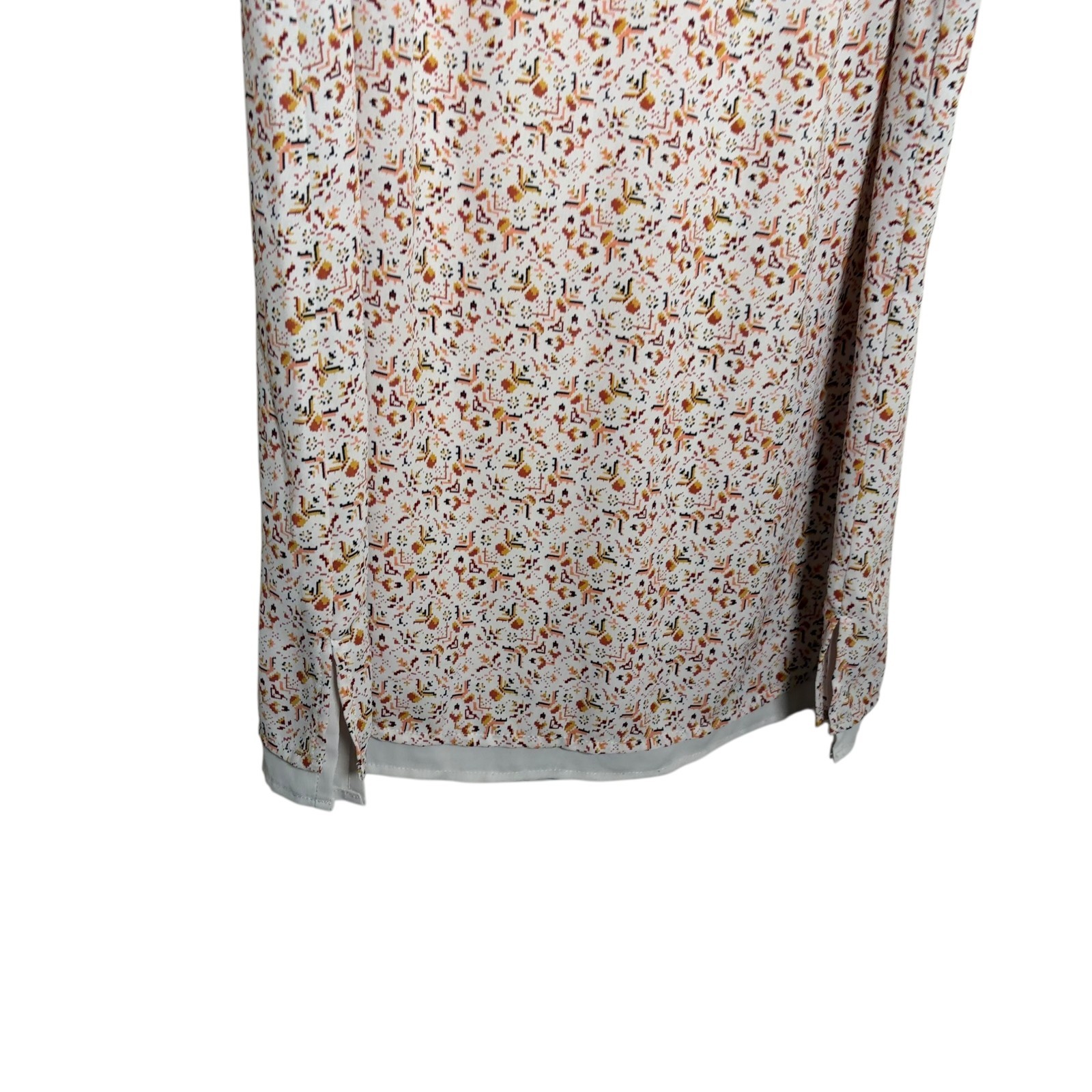 Dalia Tank Top Women’s Small Printed Lined V-Neck Sleeveless Casual Shirt