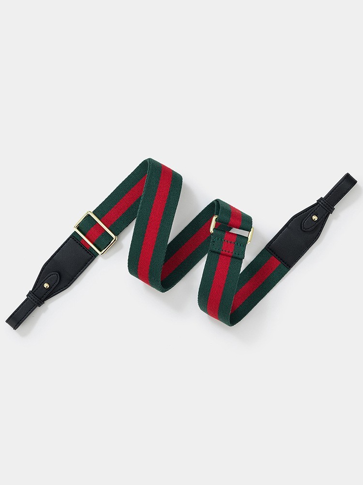 Replacement Striped Purse Strap for Gucci Luxury Designe Shoulder Bag No Logo