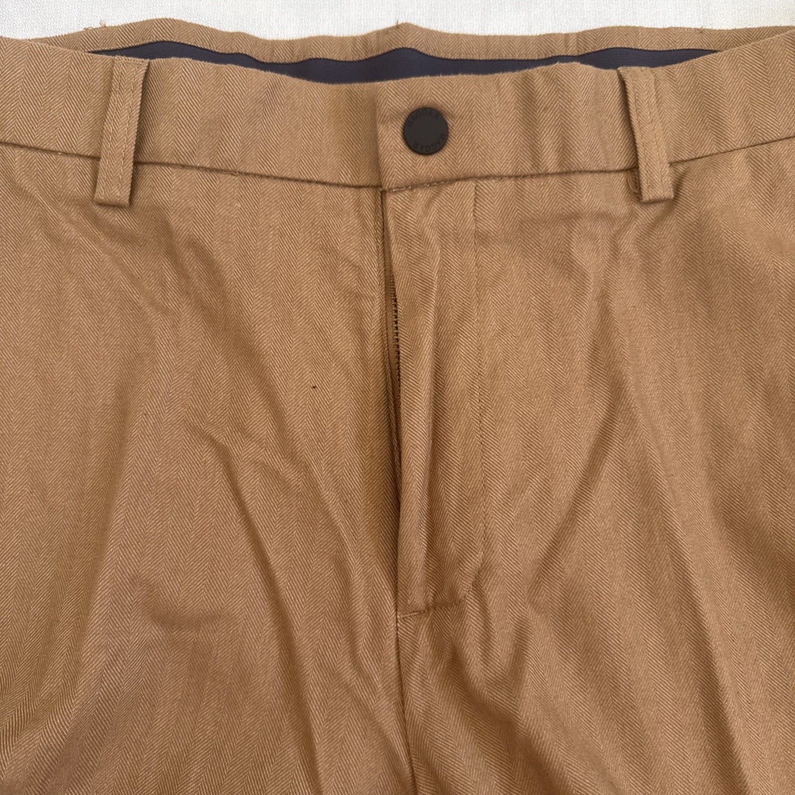 HAGGAR MODERN STRETCH Straight Flat Front Pants Size 36×30 NWT