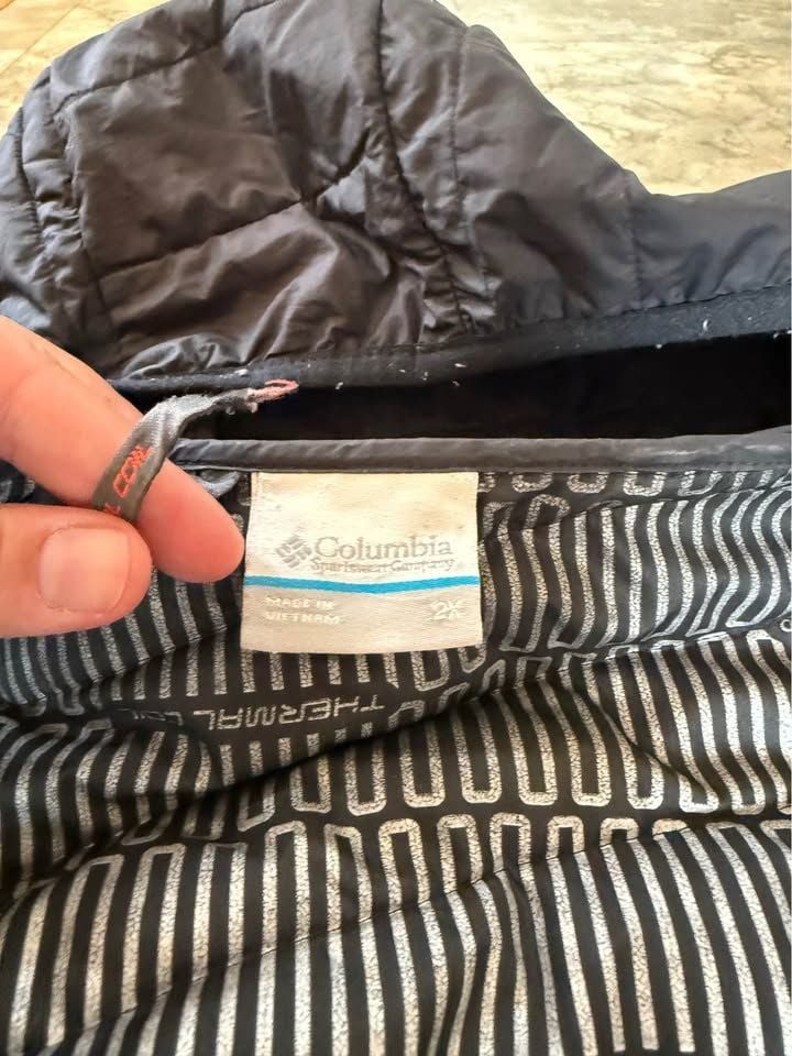 Columbia Hooded Puffer Jacket Thermal Coil size 2x women