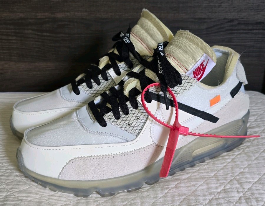 Nike Air Max 90 x Off-White The Ten 2017 Men Size 12 Custom