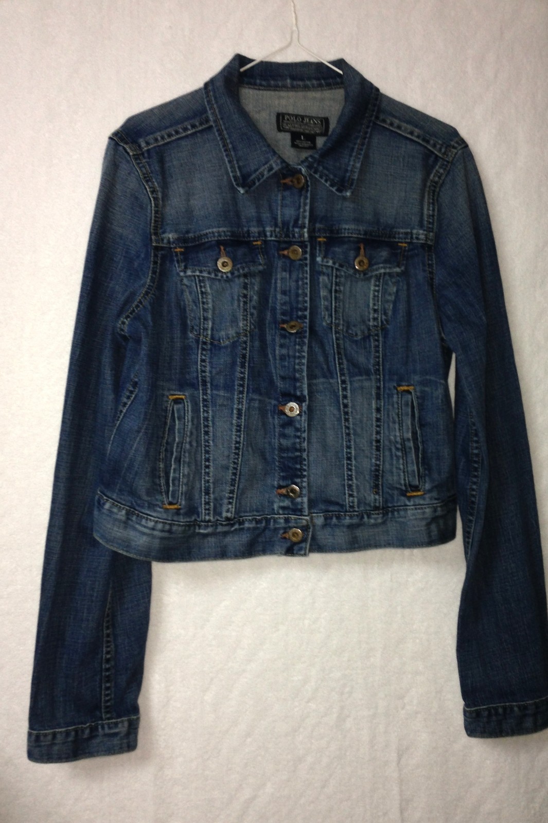 Ralph Lauren Polo Jeans Company (Size Large) Blue Denim Jacket E18
