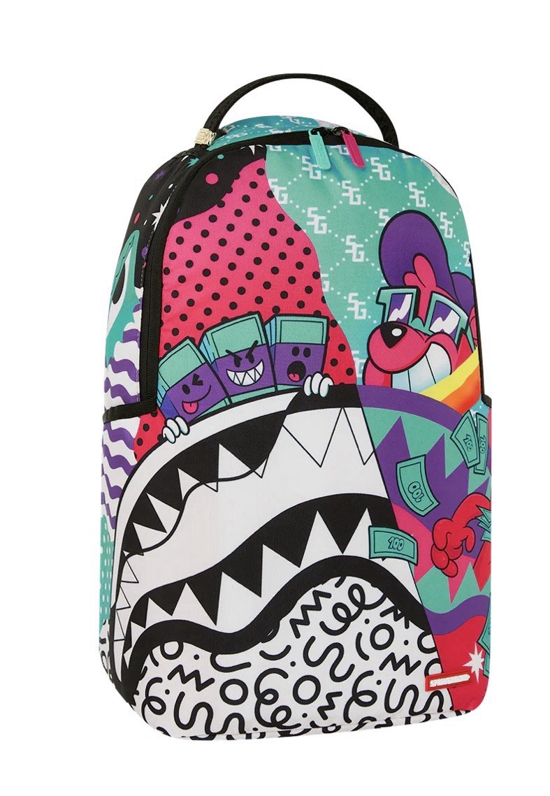 SPRAYGROUND CASH CREATIVE BACKPACK STREET ART LIMITED EDITION + TAGS SOLD OUT