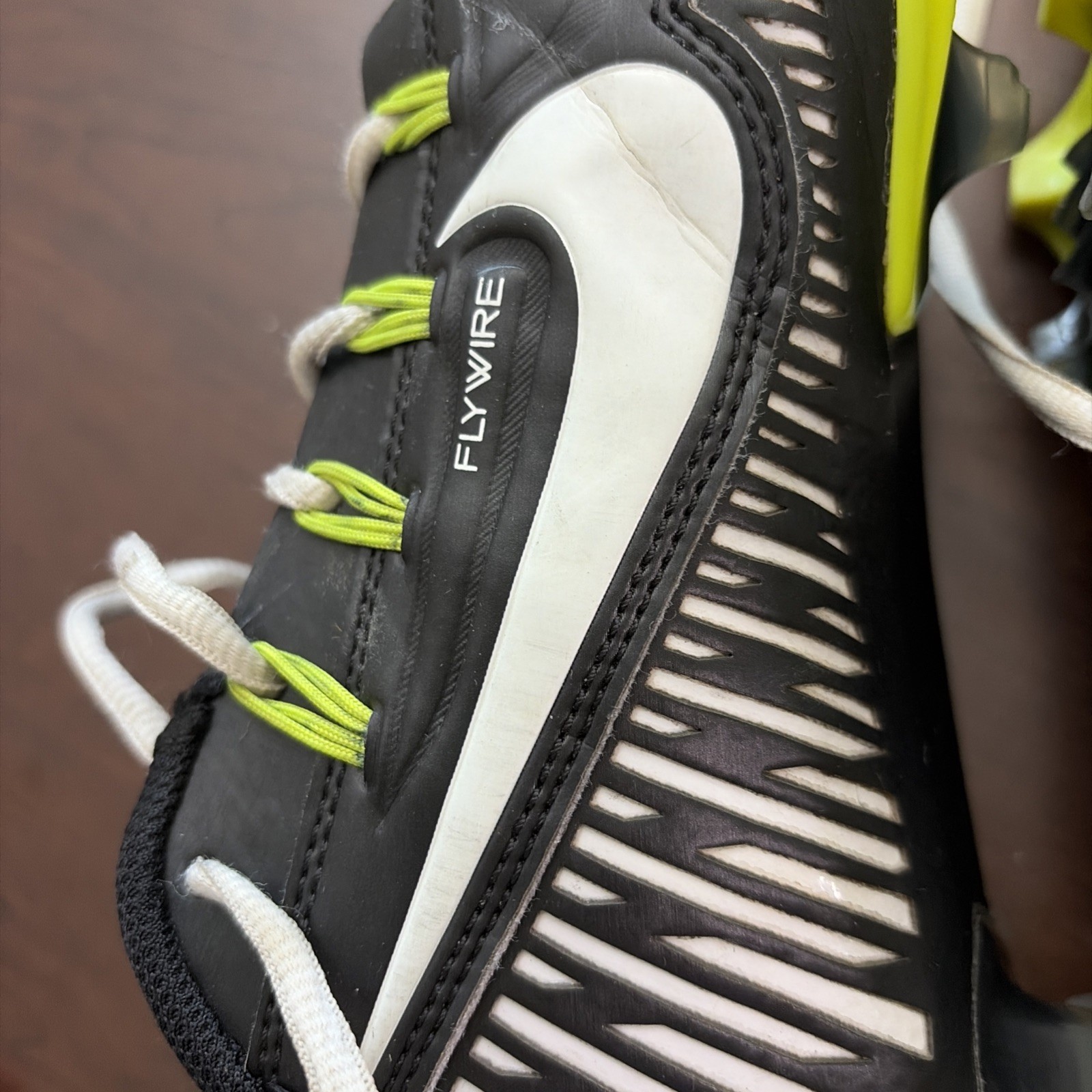 Nike Vapor Edge 360 VC “Black Volt” Men’s Size 11.5 Football Cleats