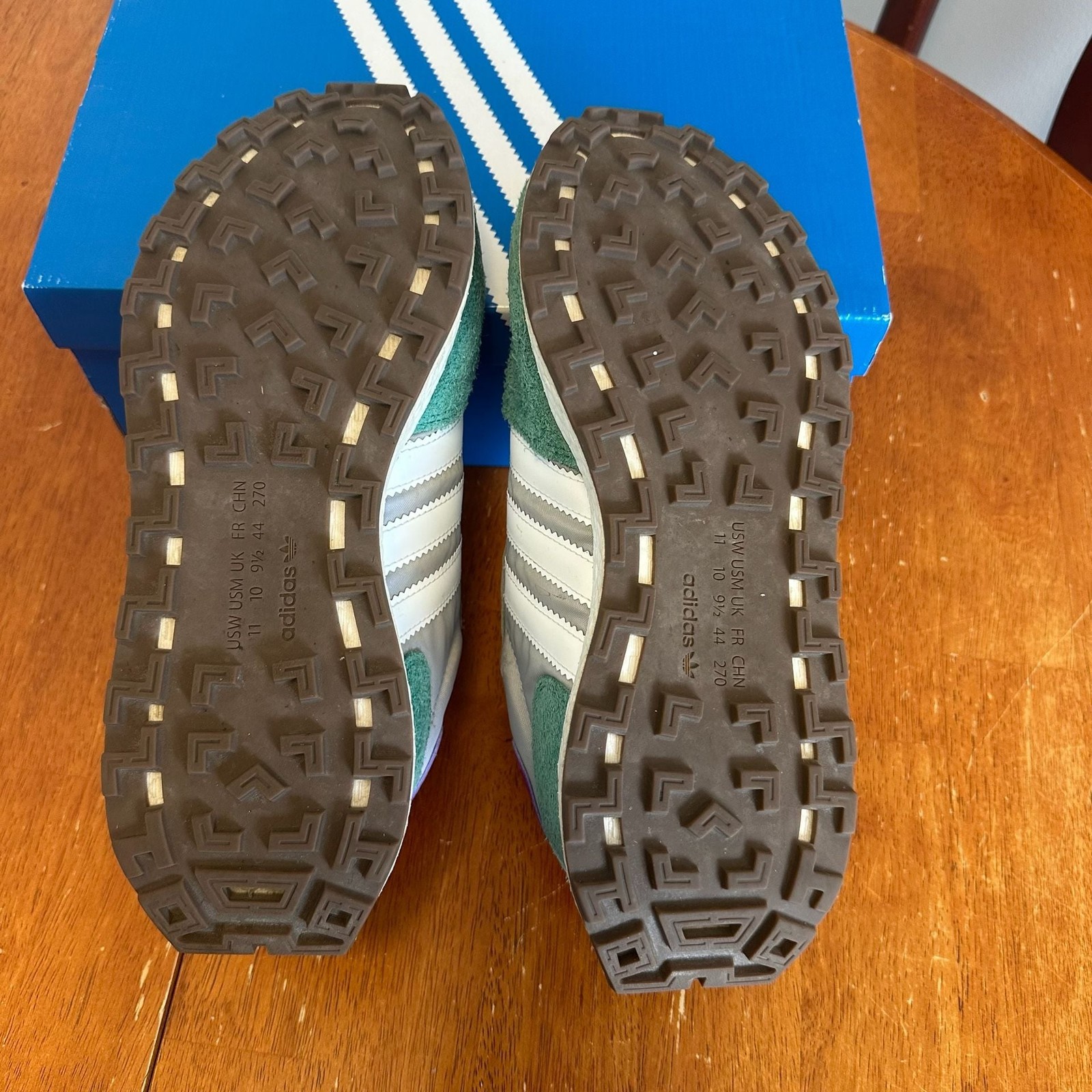 Adidas Retropy E5 Grey Collegiate Green Sneakers H03076