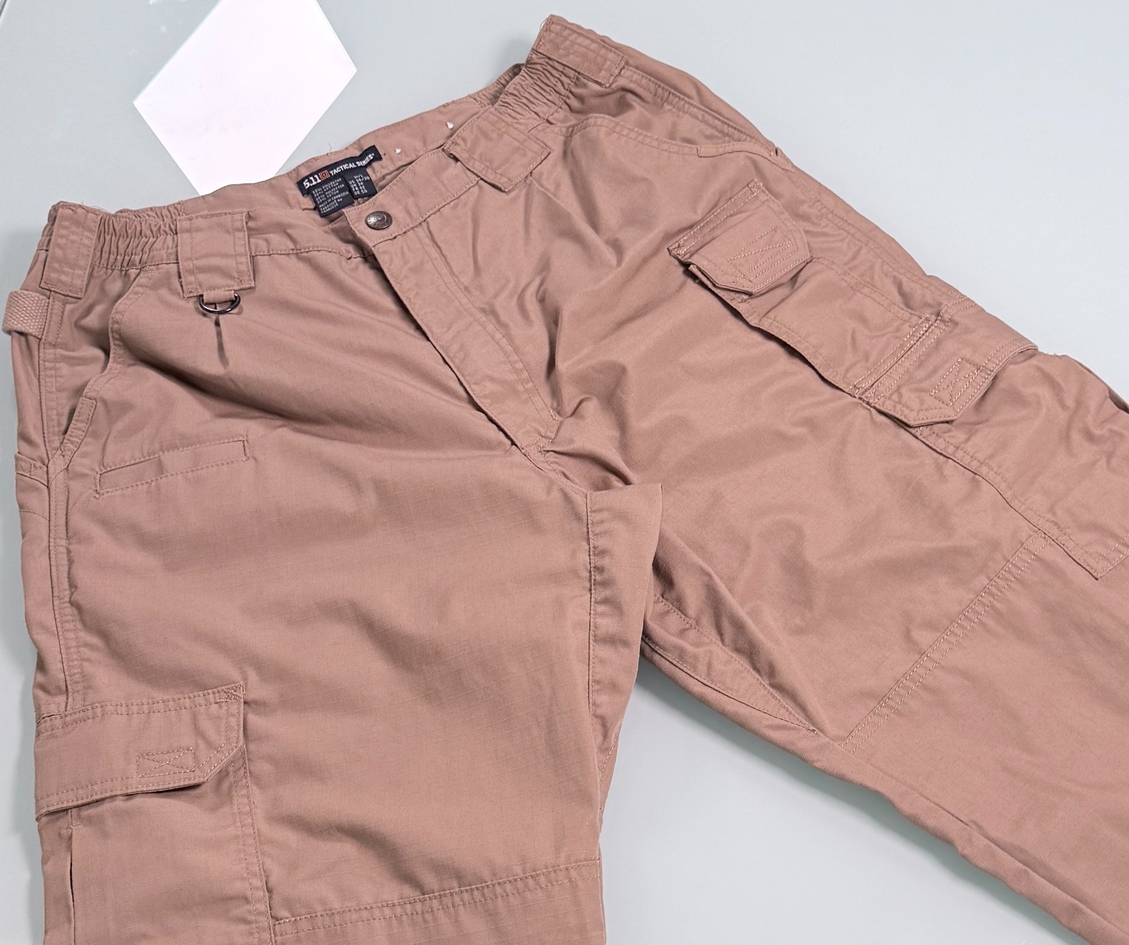 5.11 Tactical Cargo Pants Men 34×30 Beige Taclite Pro Ripstop Utility CorpCore