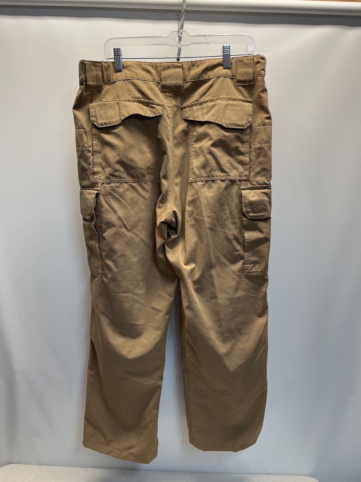 TRU-SPEC Rip Stop Tactical Tan Cargo Pants Mens Sz 36×30 Straight Leg EUC!