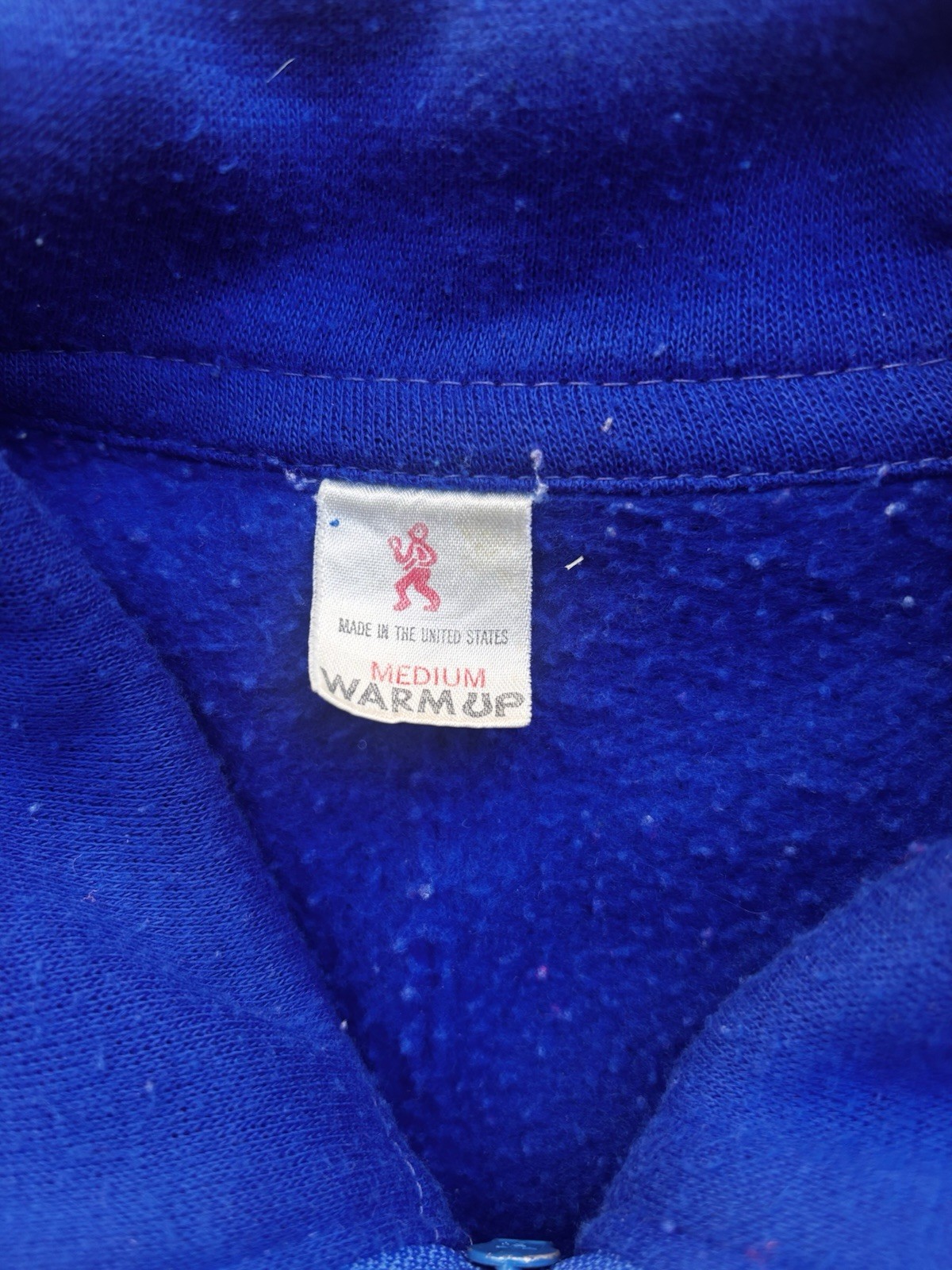 Vintage 70s Sears Blue Track Warmup Jacket