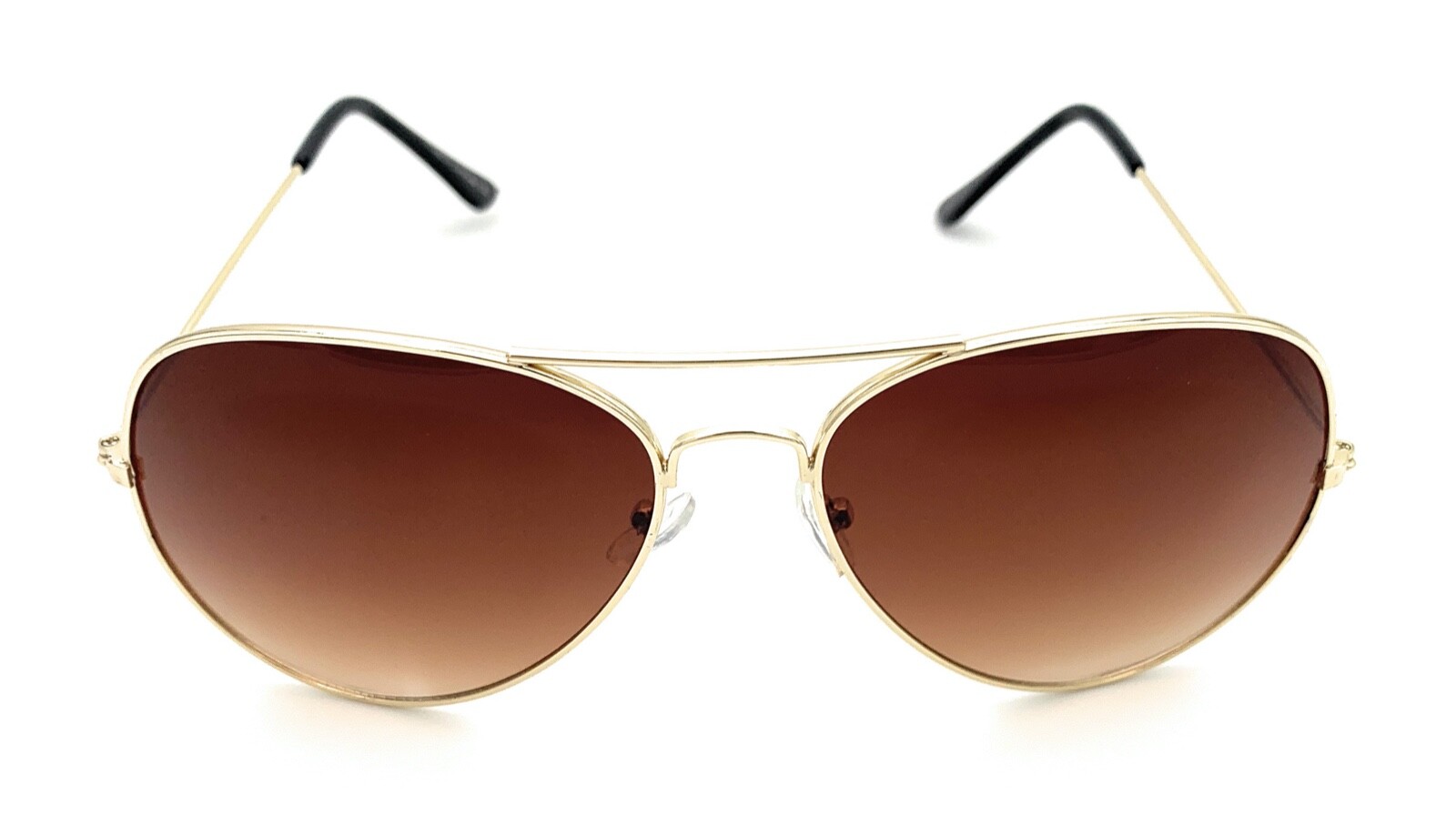 Generic Men’s Women’s Aviator Sunglasses Dark Brown Gradient Sunglasses Shades