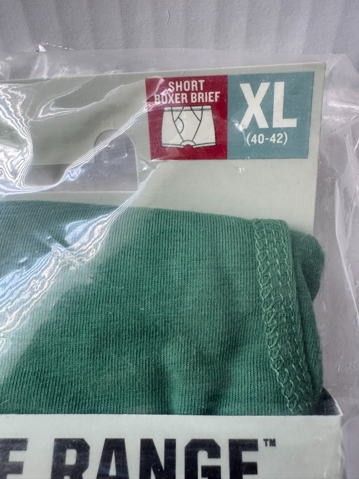 Duluth Trading Mens Free Range Cotton Short Boxer Briefs XL (40-42) Green NWT