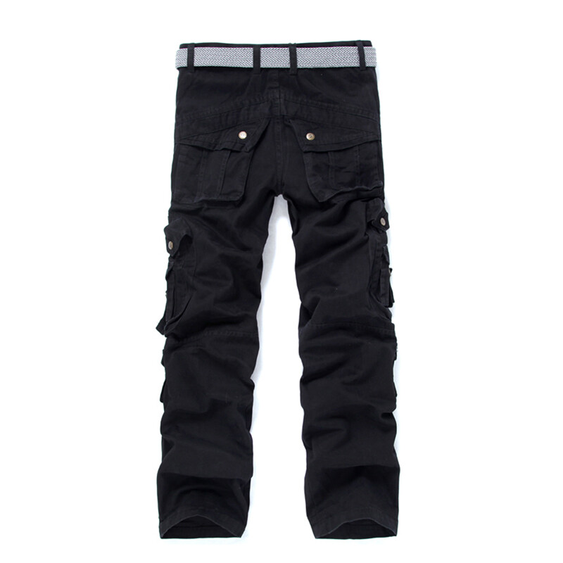 New Mens Cargo Pants Work Trousers Multiple Pockets Tactical Combat Outdoor Pant