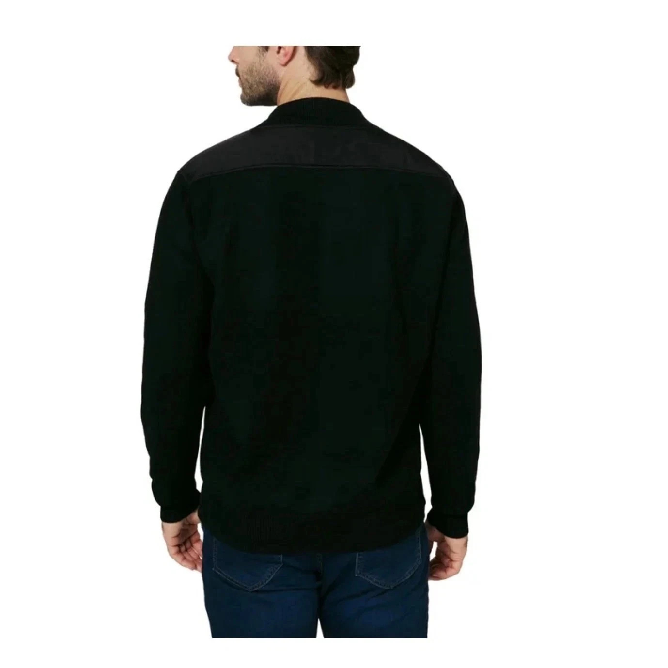 Infinity Linearflex Men’s Mixed Media Puffer Jacket Black Small, Medium, Large