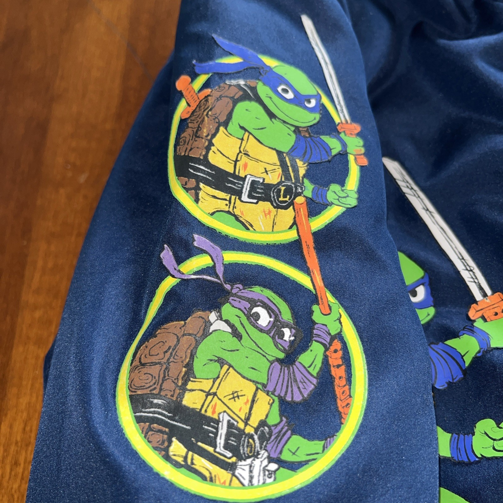 TMNT Teenage Mutant Ninja Turtles Boys Bomber Jacket Size 10/12 Mutant Mayhem