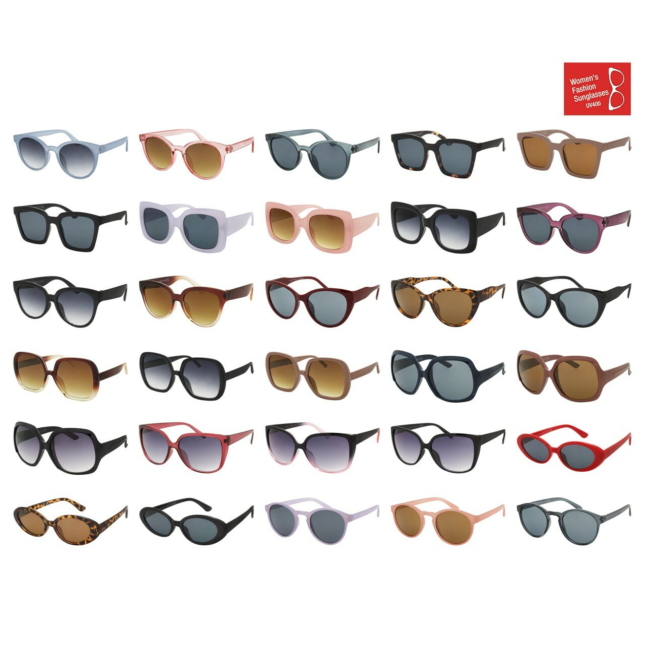 Fashion Sunglasses Wholesale Bulk Lot Sunglass 36 PCS per Box Exactly As Picture