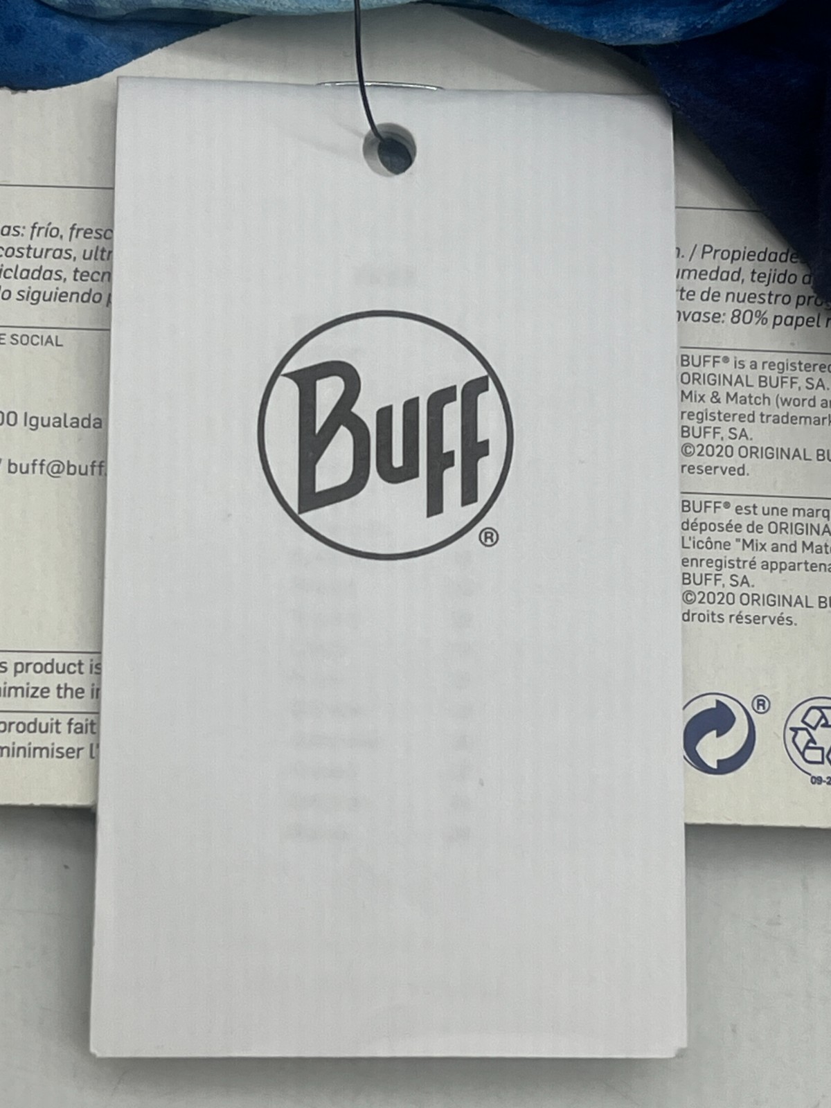 Buff Cool Net Multifunctional Headwear UPF 50 Adult Sized Wrap w/ “Buff” Sticker