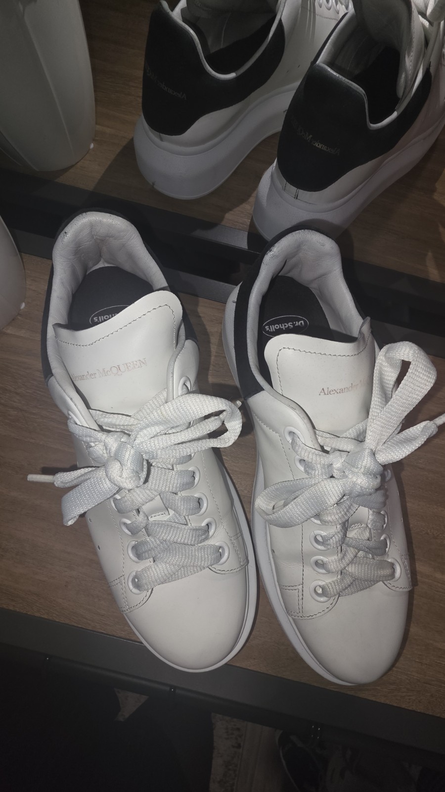 Alexander McQueen Oversized Sneaker Black/White 38 EU