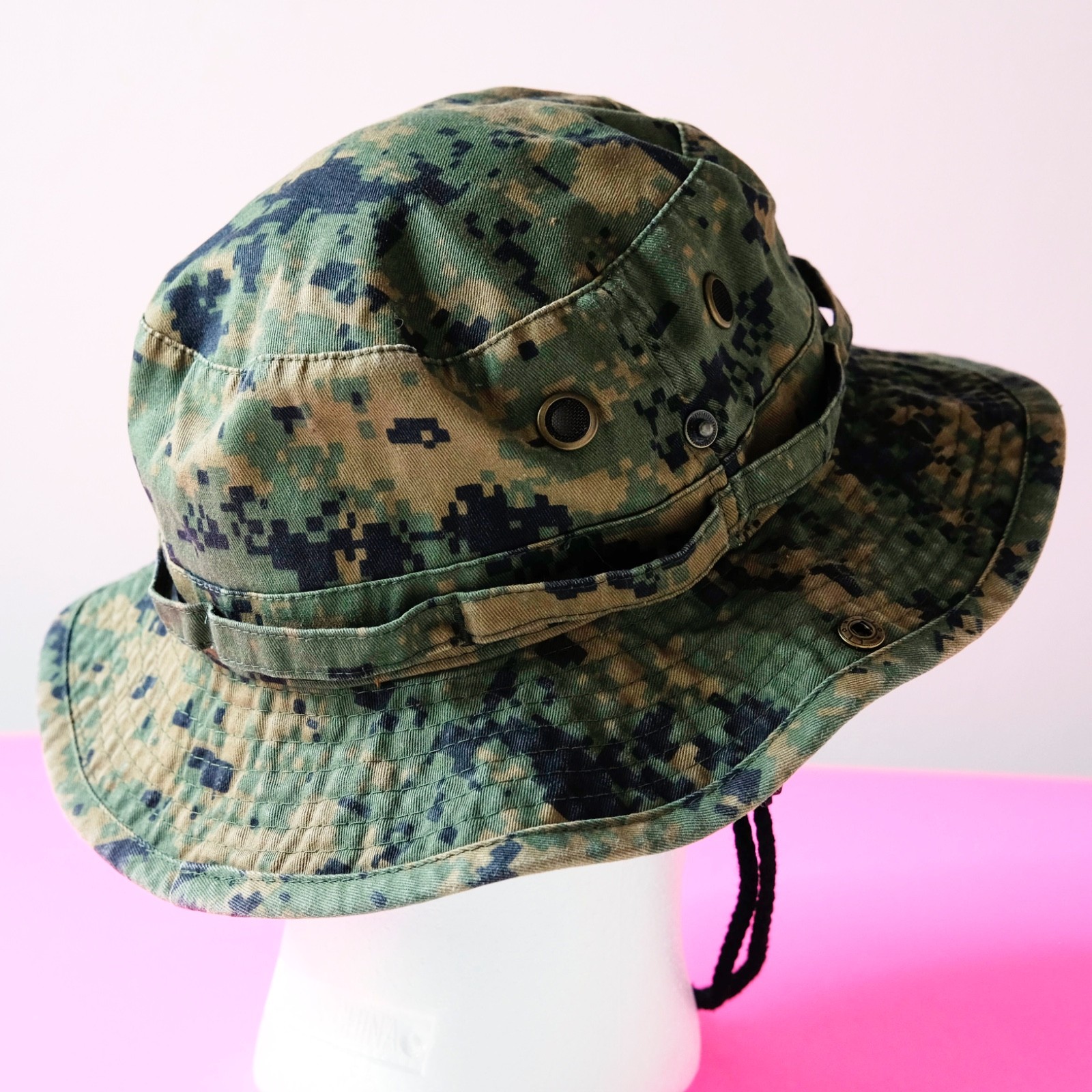 Newhattan Digi Camo Boonie Hat Tactical Military Safari Jungle Size S/M