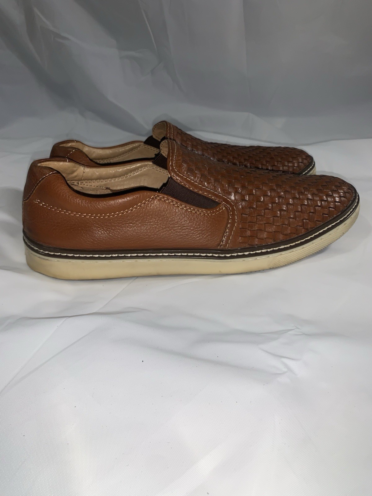 McGuffey Johnston & Murphy Size 10 Men Excellent Tan