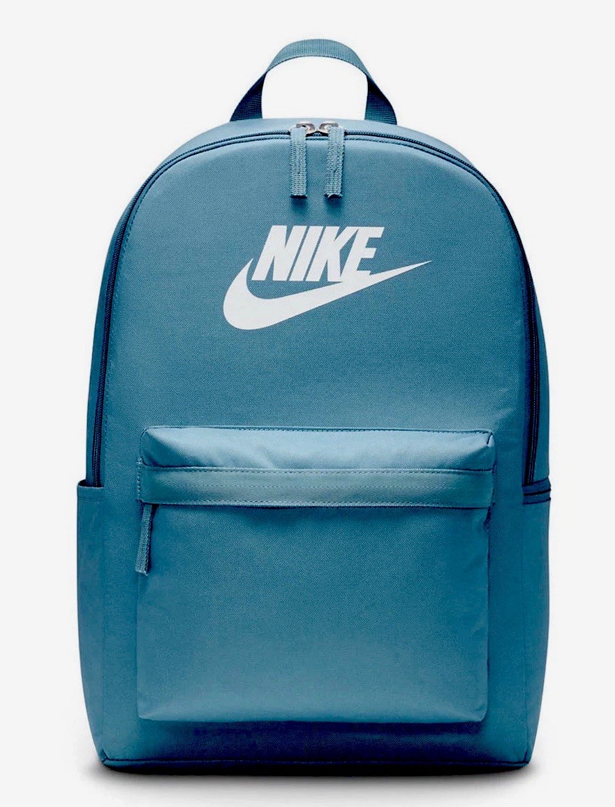 Nike Heritage Backpack – Smokey Blue/White (25L) Holds 15” Laptop & Accessories