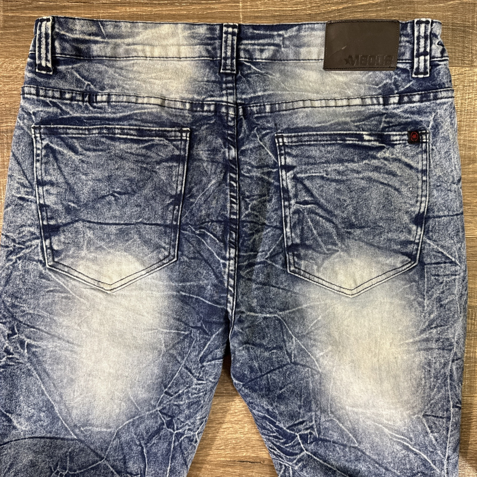 Vintage mecca Mens Jeans 36X32 Denim Hip Hop Streetwear Distress Y2K Grunge 90s