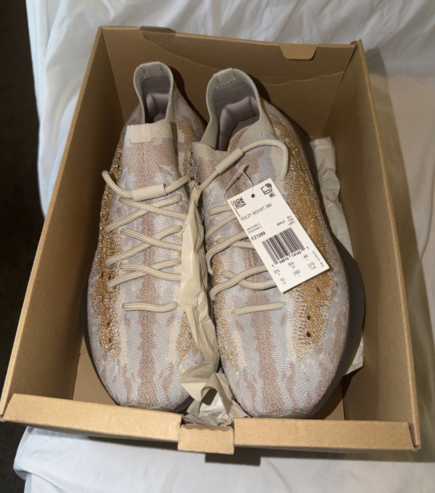 Size 10 – adidas Yeezy Boost 380 Pepper Non-Reflective