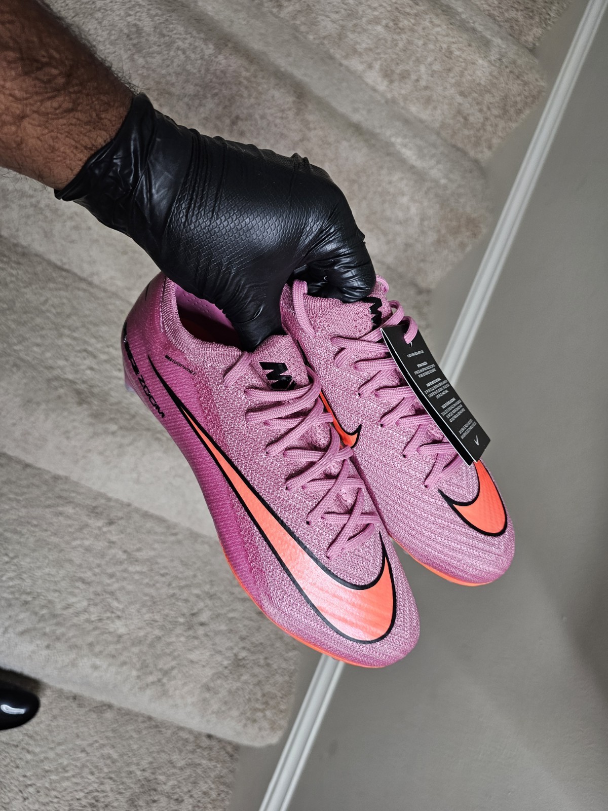 Nike Zoom Mercurial Vapor 16 Elite AG Scary Good Soccer Cleat FQ8693-600 Sz 6.5