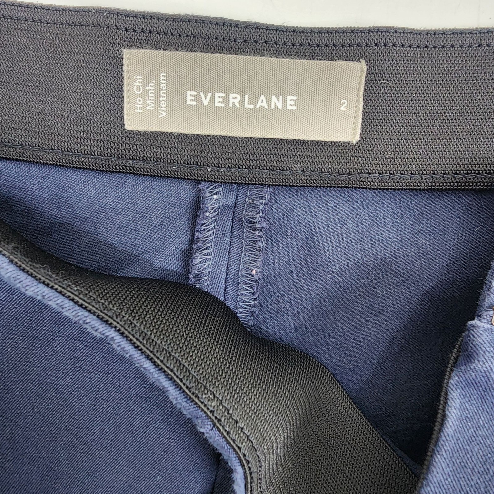 Everlane Pants The Side-Zip Stretch Cotton Pant Women’s Size 2 Blue