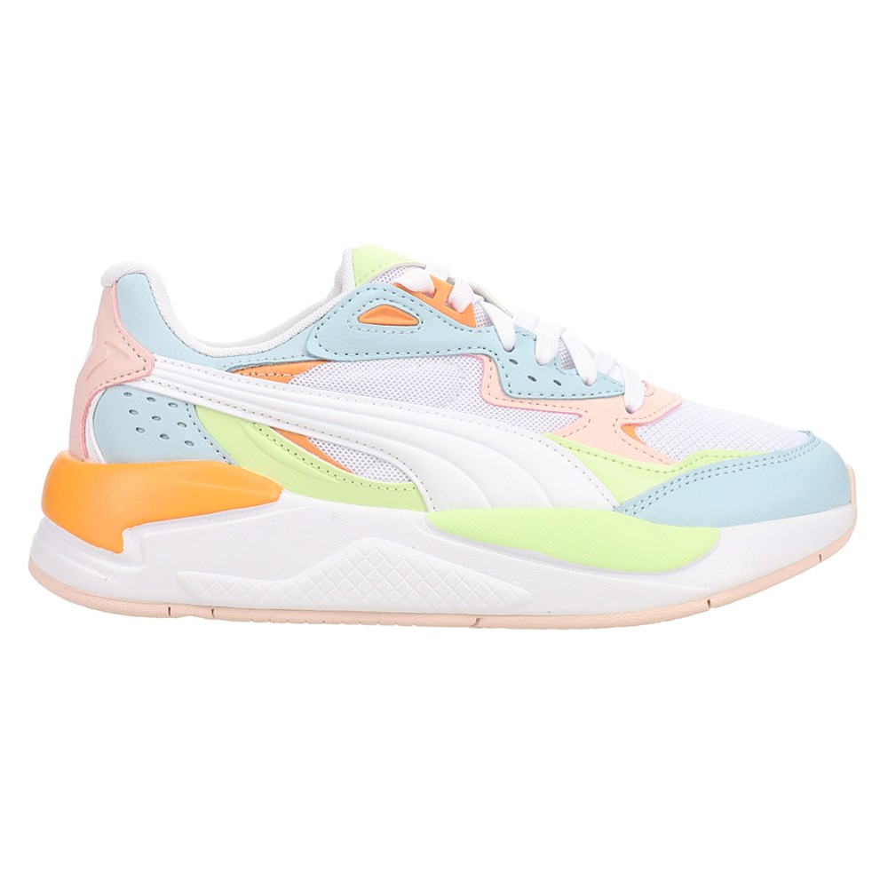 PUMA XRay Speed Lace Up Womens Blue, Green, White Sneakers Casual Shoes 3870636