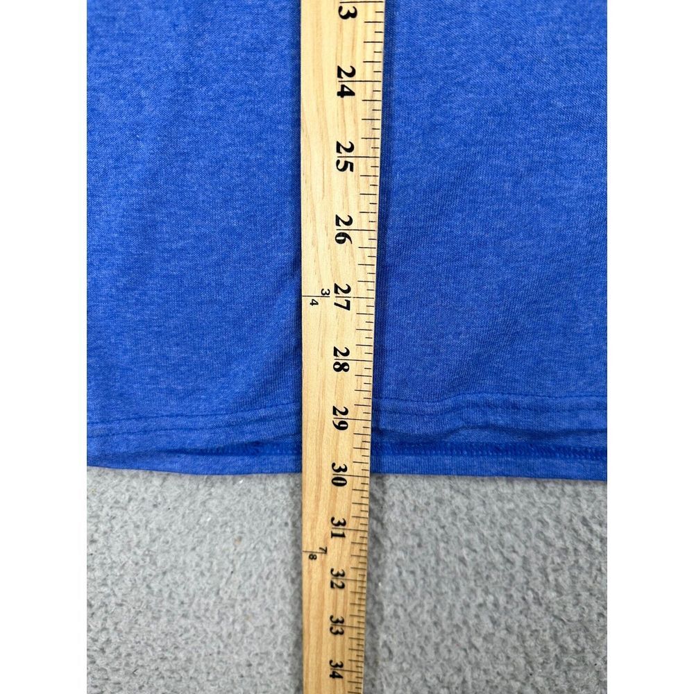 Delta Pro Weight T-Shirt Unisex Adult Large Blue Crew Neck Long Sleeve Tee NEW