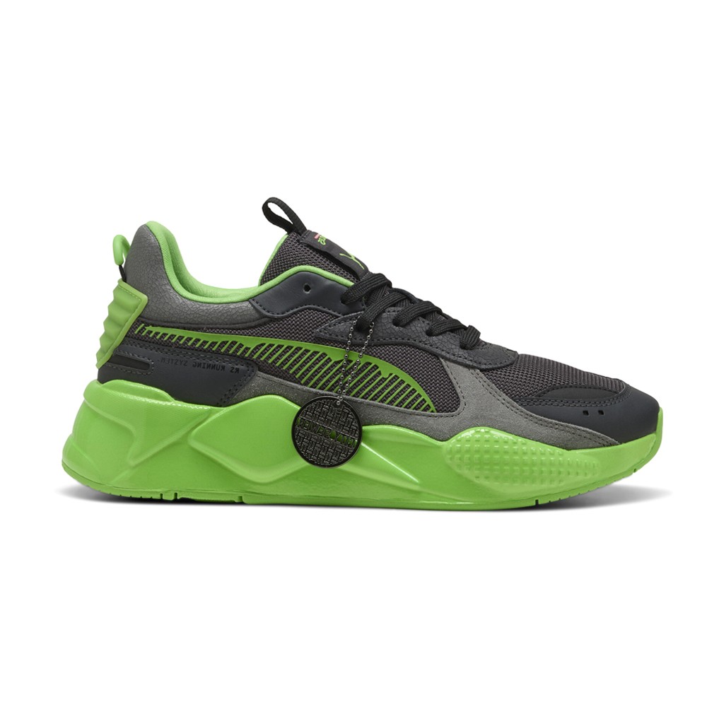 PUMA X Teenage Mutant Ninja Turtles Rs X Lace Up Mens Black Sneakers Casual Sh