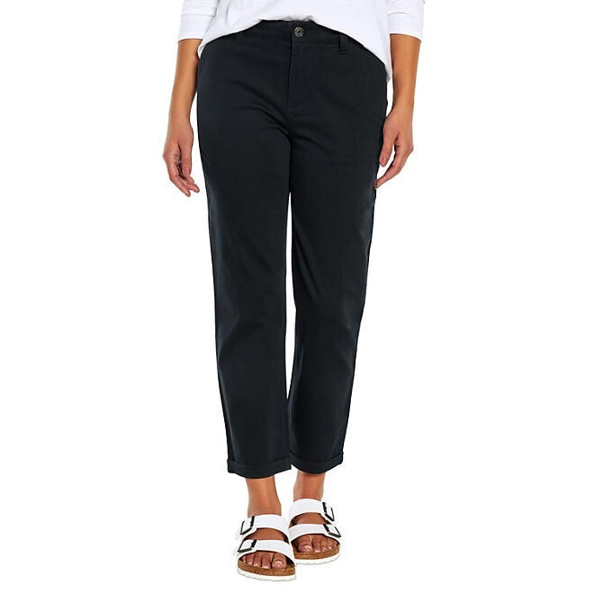 Gap Ladies Classic Twill Pant Size 6 True Black