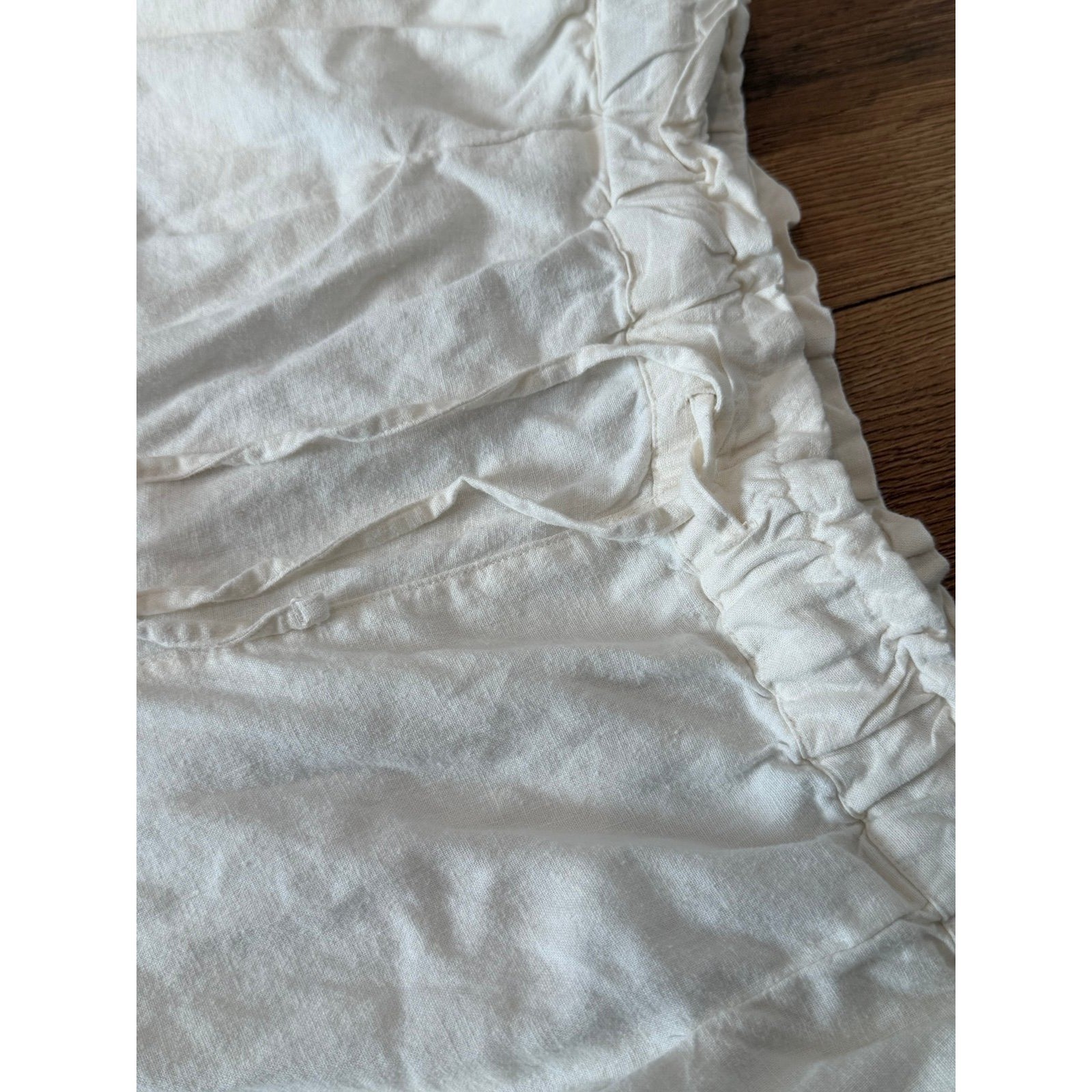 Women’s Wide Leg Linen Blend Pants, Size XL 16/18 plus. Summer casual trendy