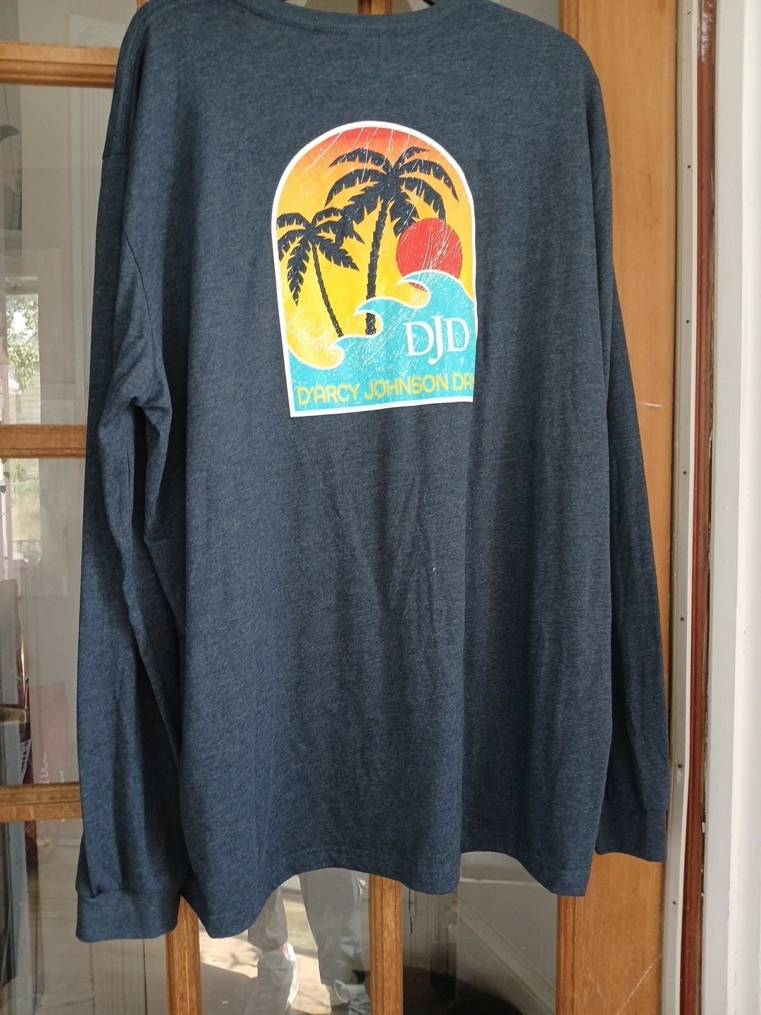 Next Level Apparel DJD D’arcy Johnson Day Blue Crew Neck Size 2xl