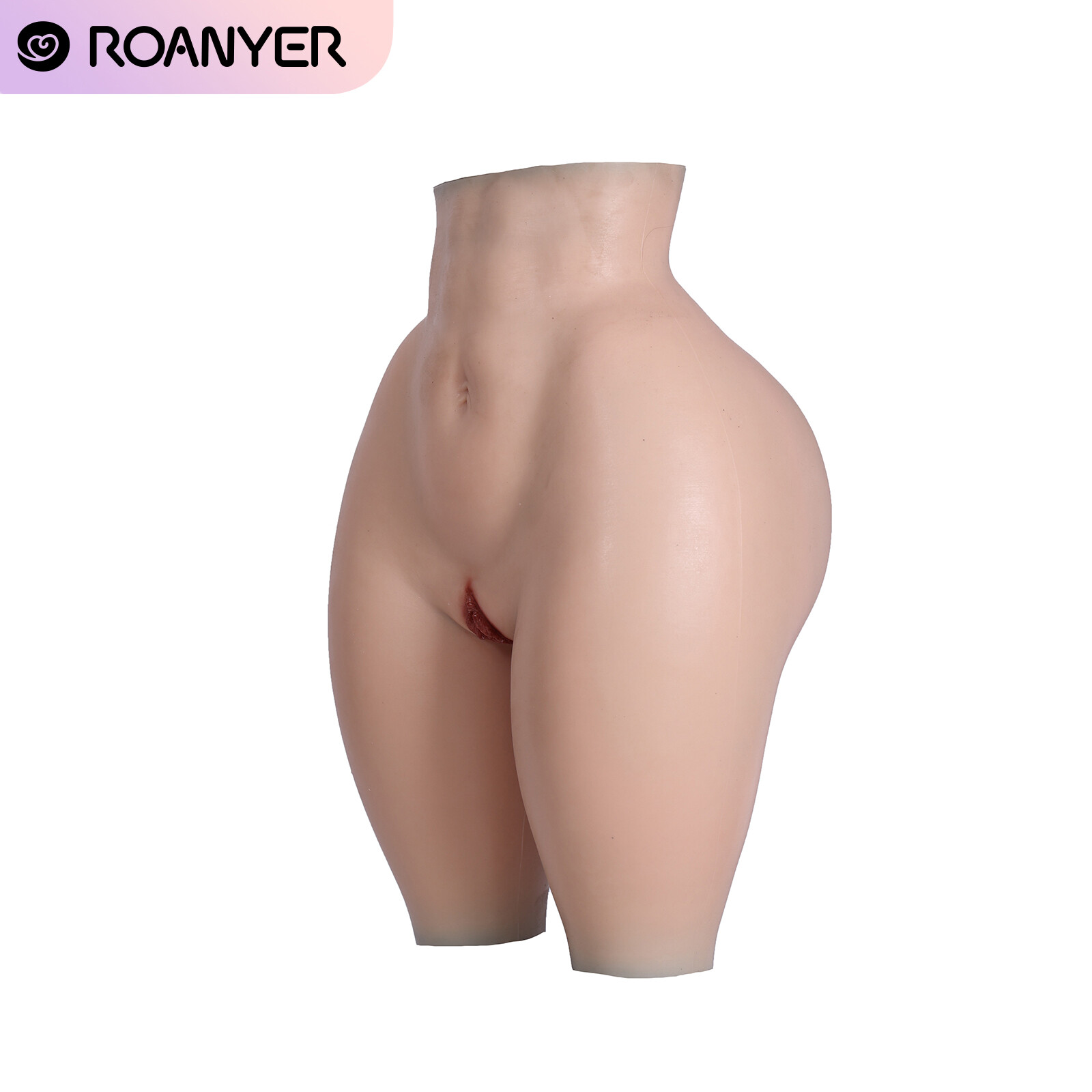 Roanyer Inflatable Super Strong Upgraded Silicone Hip Enhanced Pants for CD Cos