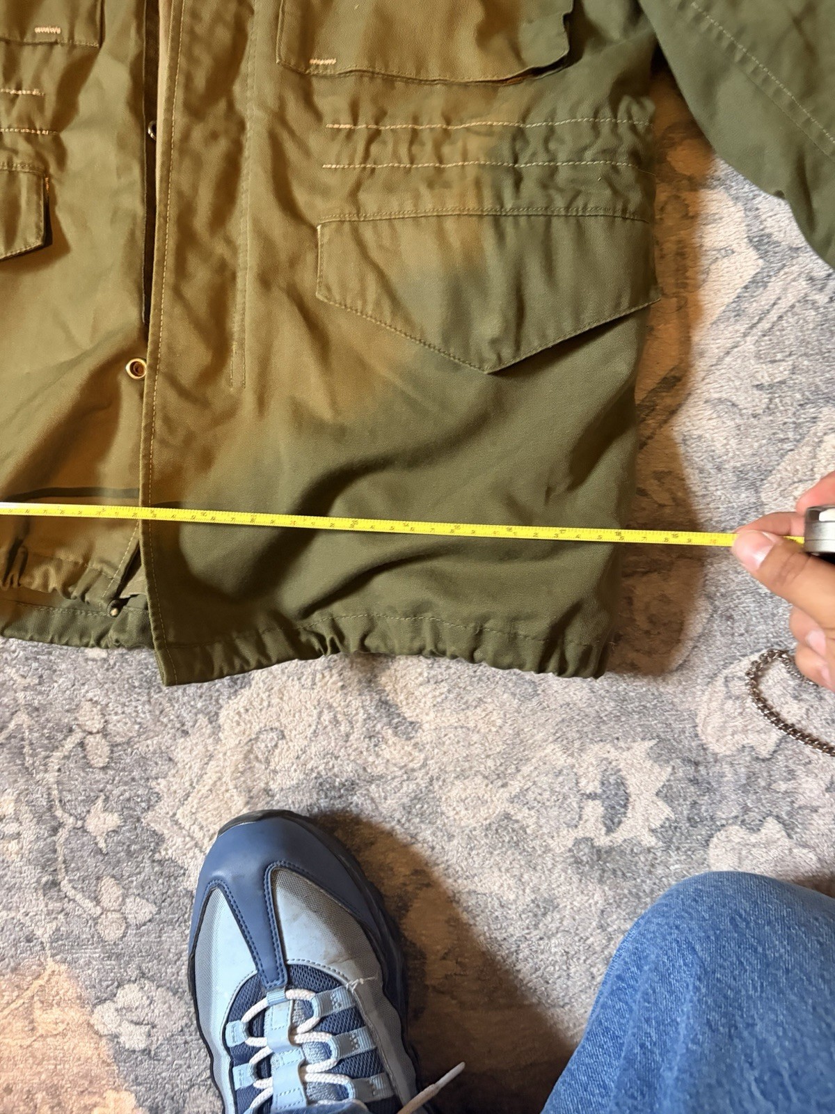 M-65 Field Jacket Men S/M Olive VTG OG Military Vietnam Era Cold Weather US Army