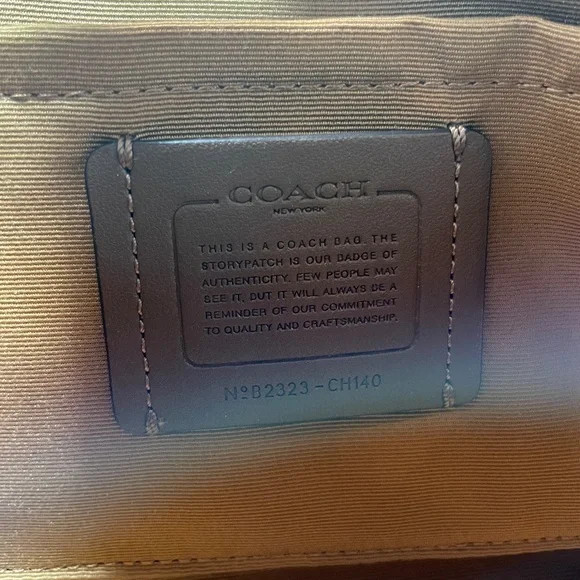 Coach Sydney Satchel In Signature Chambray – NWT
