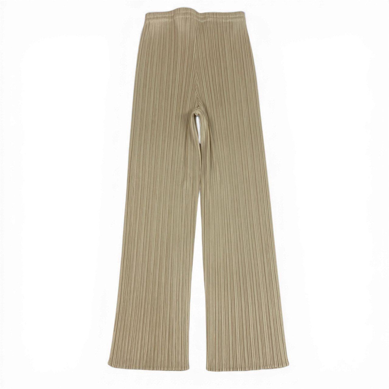 Used Ad12 PLEATS PLEASE Pleated Pants Straight Pants Size 1 Ivory Women’s ta1